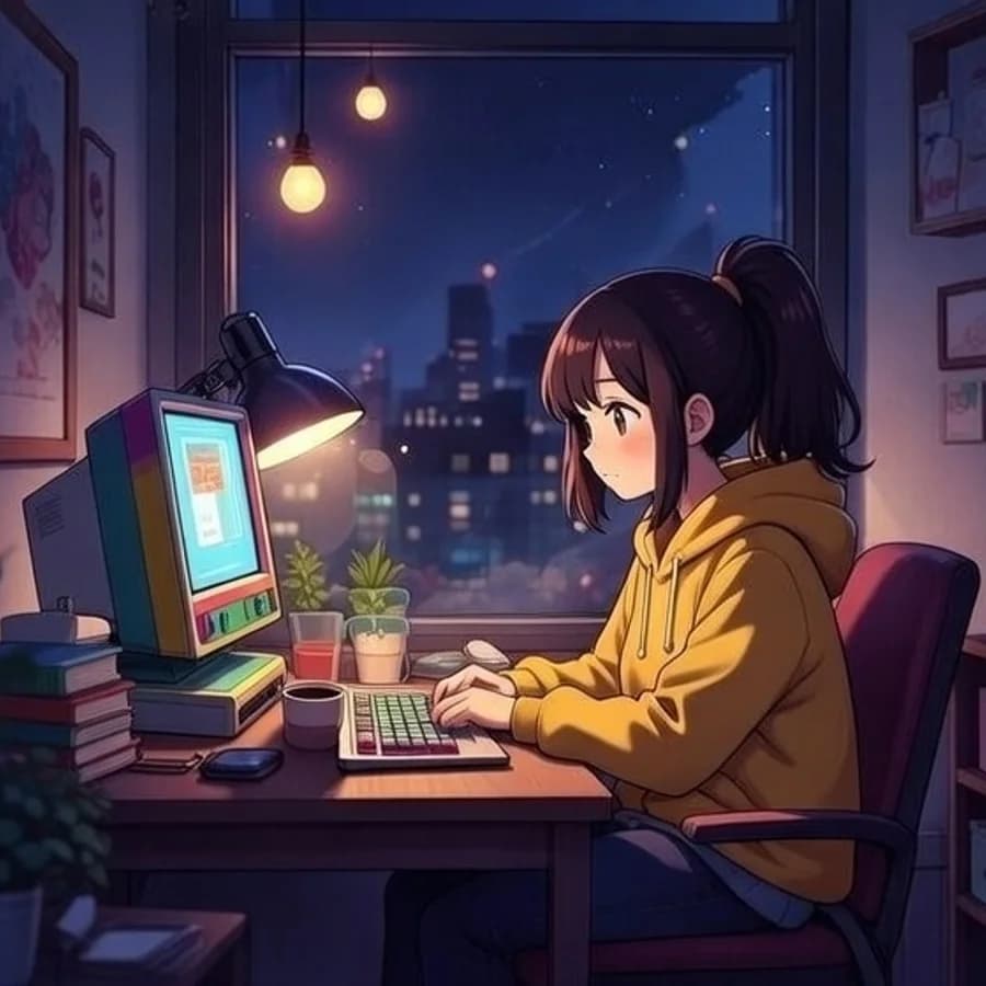 Lofi playlist cover